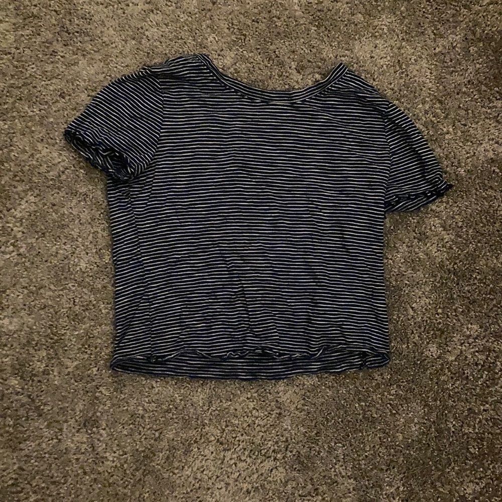 Striped crop top